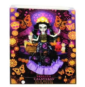 2023 Mattel HNF96 Monster High Howliday Día De Muertos Skelita Calaveras Doll
