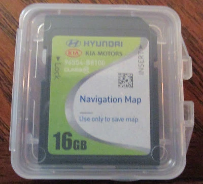 2013 2014 Hyundai Santa Fe Navigation SD Card Map USA OEM 96554-B8100 4Z100 - Image 1 of 2