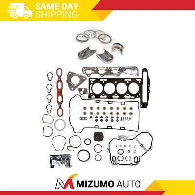 Full Gasket Set Bearings Rings Fit 01-03 Saturn L100 L200 LS LS1 LW1 2.2L DOHC - Image 1 of 4