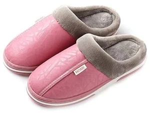 Men's Women's Slippers Foam Memory House Outdoor Indoor 7 Women/6 Men Pink - Picture 1 of 7