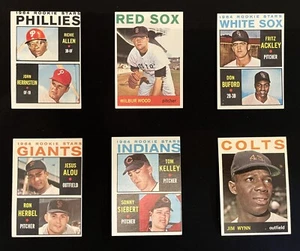 1964 Topps Baseball EXMT-NRMT Rookie RC 6 card Lot HOF!  All-Stars!!  Dick Allen - Picture 1 of 14