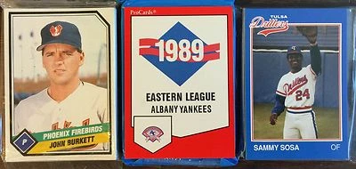 1989 Pro Cards SYRACUSE-Blue Jays Minor League Complete UNOPEN Team Set F6020108 - Image 1 of 4
