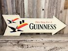 Guinness Beer 27” Arrow Metal Tin Sign Large Vintage Style Garage Man Cave Bar