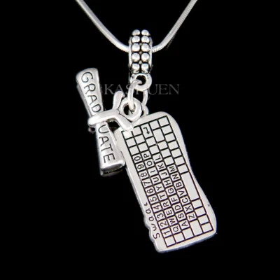 Computer Scienza Ingegneria Software Programmatore Diploma Regalo Charm Collana - Immagine 1 di 4