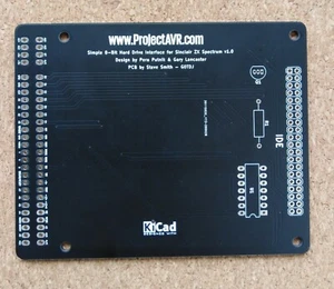 Prosty 8-bitowy interfejs IDE do ZX Spectrum PCB - Zdjęcie 1 z 2