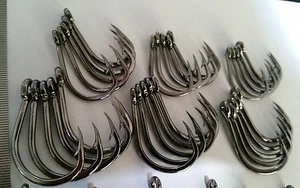 30x mixed STAINLESS STEEL quality chemically sharpened live bait hooks - Picture 1 of 5