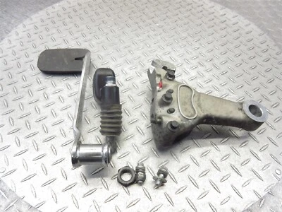 2003 Harley Electra Glide FLHT Rear Brake Master Cylinder Caliper Bracket Line - Image 1 of 4