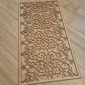 Floral Damask Decorative Screen Radiator Cabinet Panel 2FTx4FT 3mm 6mm 0171 - Picture 1 of 14