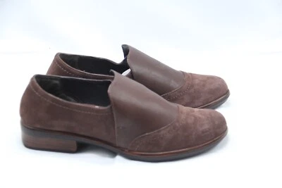 Zapatos Mocasines Naot Angin Para Mujer Talla US 8-8.5 EU 39 Marrón Gamuza Cuero Sin Cordones Foto 1 de 4