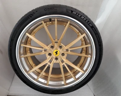 Ferrari F8 488 21" 20" Velos VSX 15 Forged Wheels Bronze Rims Tires ($3785-obo) - Image 1 of 4