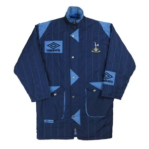 Vintage Umbro Tottenham Padded Bench Coat Original Size S Small - Bild 1 von 20