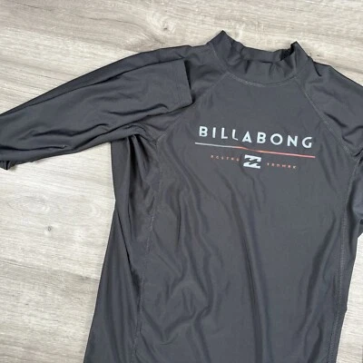 Billabong UVA UVB Protección Negro Frontal Logo Manga Larga Protector contra Erupciones, Juvenil 2XL Foto 1 de 4