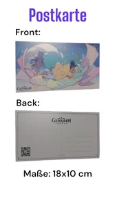 Genshin Impact Postkarte Motiv A Blume Thalia Exklusive  - Bild 1 von 1