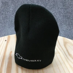 Chevrolet Port & Company Beanie Hat Youth Black One Size Adjustable Acrylic - Picture 1 of 11