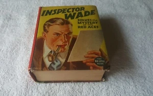 INSPECTOR WADE SOLVES THE MYSTERY OF THE RED ACES Big Little Book Copr. 1937 - Picture 1 of 5