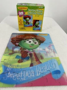 VEGGIETALES Puzzle SWEATPEA Beauty Lenticular 2 in one puzzle 9”x 12” 2012 RARE - Picture 1 of 8