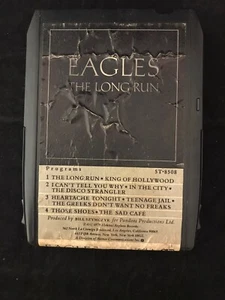 Eagles The Long Run 8 Track Tape 1979 Asylum New Foam - Imagen 1 de 4