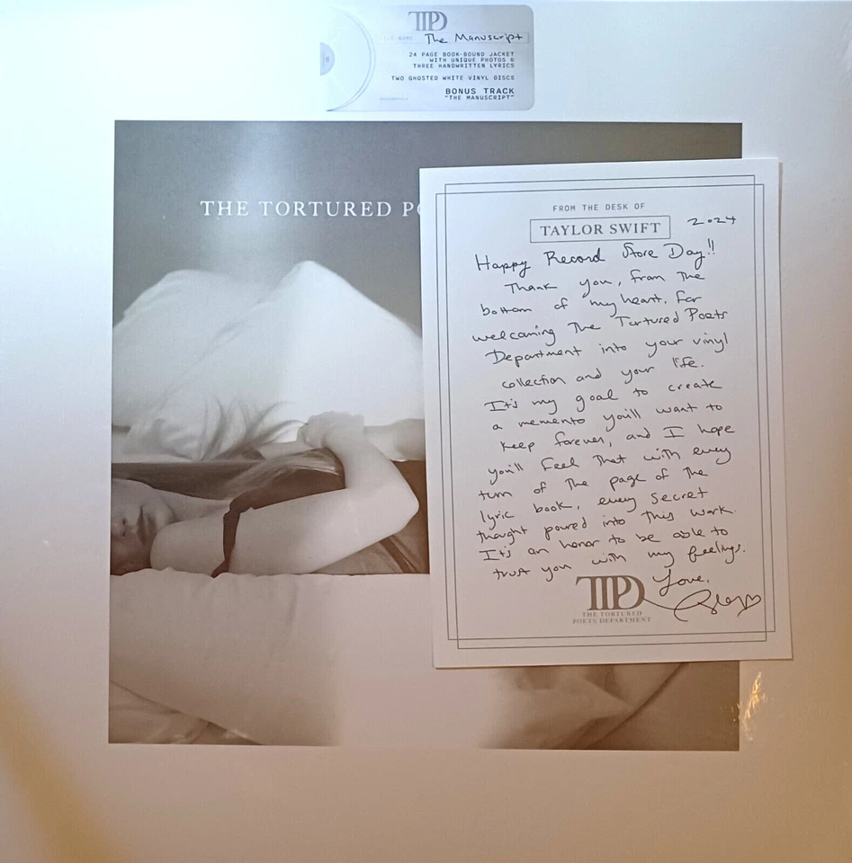 Taylor Swift Tortured Poets Department Doppel-LP Vinyl 5893331 NEU