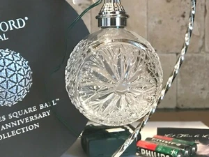 Waterford Crystal Times Square Ball Ornament 2008 LIGHT 1ST EDITION LED NIB   - Picture 1 of 9