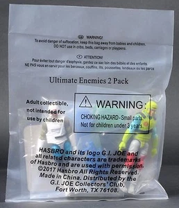 2017 GI Joe Con JoeCon Ultimate Enemies confezione da 2 Dee Jay & Corrosao sigillata - Foto 1 di 2