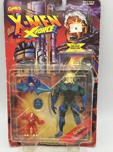 ToyBiz GENESIS & Spine Sidekick X-Men X-Force Vintage Marvel Action Figure 1995 - Picture 1 of 7