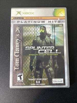 Splinter Cell Stealth Action Redefined (Microsoft Xbox, 2002) Complete CIB - Image 1 of 4