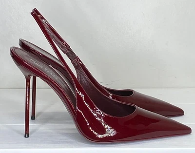 Paris Texas Womens Lidia Slingback Heels Size 11 Patent Leather Stiletto Slip-On - Image 1 of 4