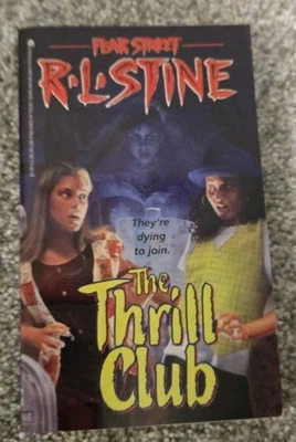 RL Stine Fear Street series book The Thrill Club book YA Horror 90s Series 1st E - Imagem 1 de 4