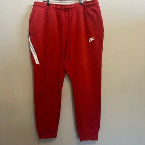 Nike Herren Tech Fleece Jogger Sportswear Tapered Sweatpants Mystic Red 2XL - Bild 1 von 7