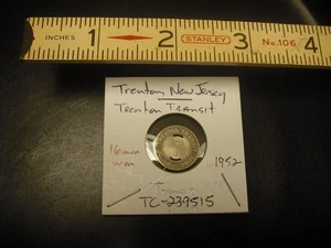 Trenton 1952, NJ Transit Token TC-239515/NJ885B - Imagen 1 de 2