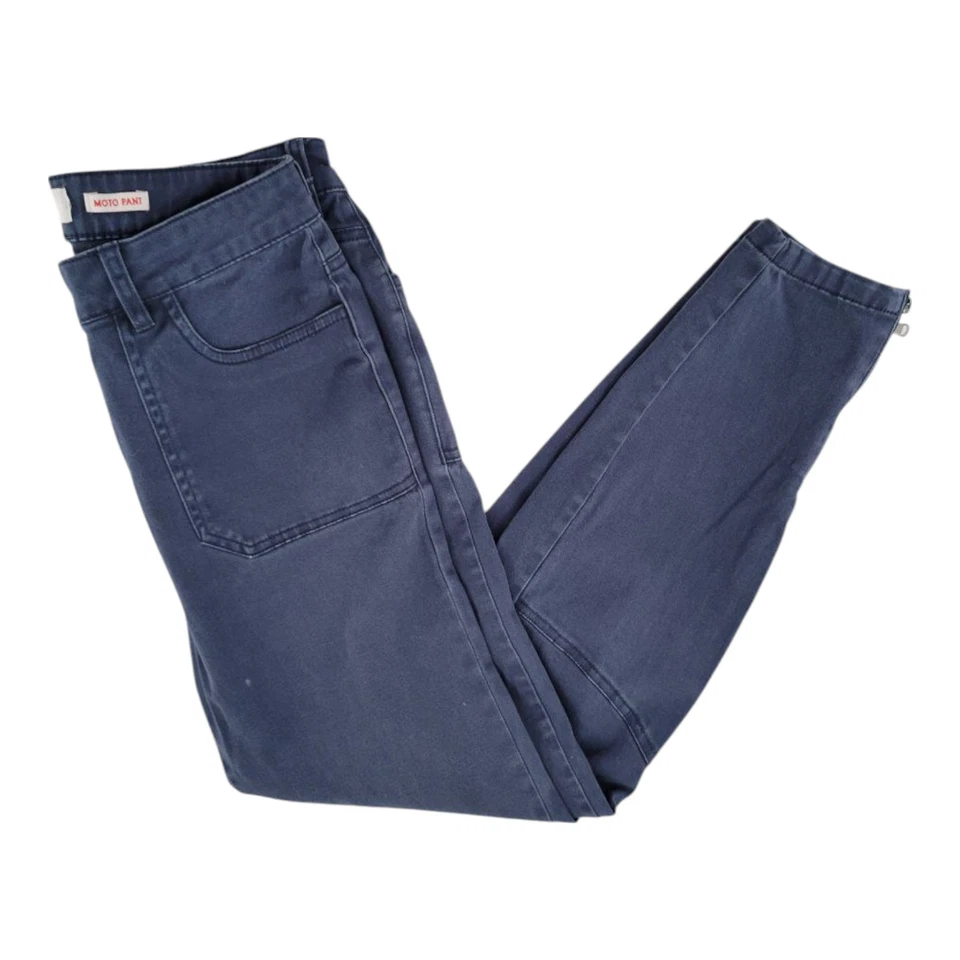 Бонго Moto брюки синий молнии кромки узкие джинсы женщин размер 9 - Изображение 1 из 4