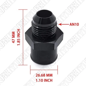 1 x 10AN Valve Cover Adapter AN10-1.22Hole Fit for Chevrolet SBC Push-In Grommet - Picture 1 of 5