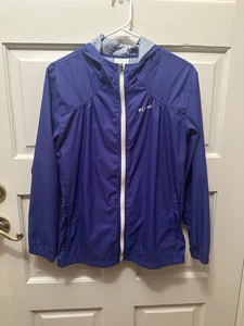 Columbia Hooded Rain Jacket Girl Full Zip Black - Size Girl XL - Picture 1 of 9