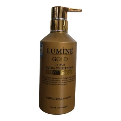X 1 Original Lumine Gold Loción Corporal Extra Blanqueadora 400ml  Foto 1 de 4