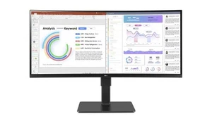 LG 34BQ77QE-B 34" WQHD 3440x1440 5ms 3800R Curved LCD IPS Monitor - Picture 1 of 1