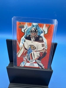 John Gibson 2021-22 UDIce Base Orange #68 - Anaheim Ducks - Picture 1 of 2
