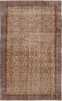 5'2" x 8'6" Traditional Vintage Hand Knotted Area Rug Oriental Wool Carpet - Image 1 of 2