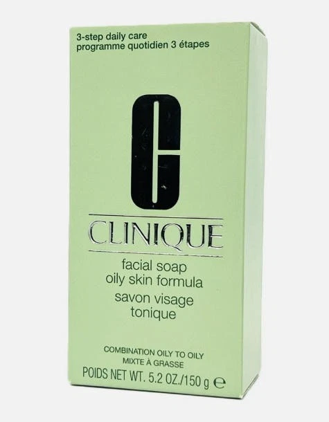 Jabón facial CLINIQUE descontinuado BAR piel grasa 5,2 oz/150 gm tamaño completo NUEVO EN CAJA Foto 1 de 1
