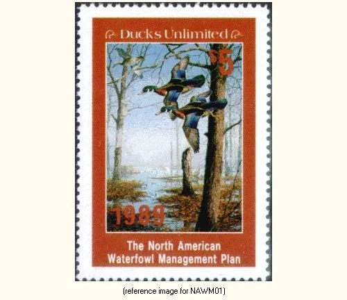 HALFPRICESOCIETY North American Waterfowl Management 1989 $5 - Image 1 of 1