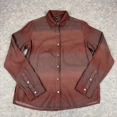 Camisa Kuhl Strata Franela Abotonada Manga Larga 8416 Marrón Mujer XS Foto 1 de 4