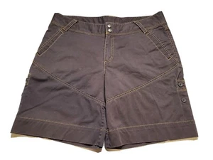 Athleta Women’s  Active Hiking Outdoor  Cotton Blend Shorts Sz 12 - Picture 1 of 11