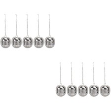 10 pz Sfera filtro in acciaio inox 304 Vaso per erbe tè metallo