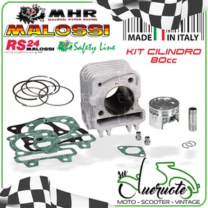 KIT CILINDRO PISTONE GRUPPO TERMICO 80CC MALOSSI PIAGGIO APRILIA DERBI MALAGUTI - Foto 1 di 1
