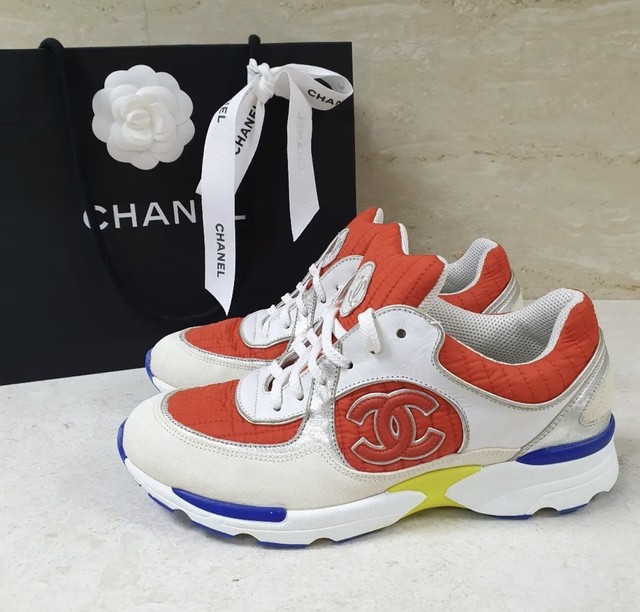 CHANEL Multicolor Leather Athletic Shoes for Women for sale