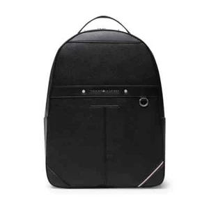 Tommy Hilfiger zaino per studio lavoro in similpelle custodia Pc 32x43.5x15 Nero - Imagen 1 de 9