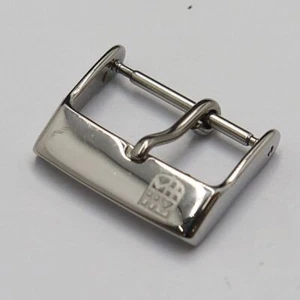 Frederique Constant Genuine Buckle Men's Watch Strap Band Parts Silver 18mm #2 - Picture 1 of 3