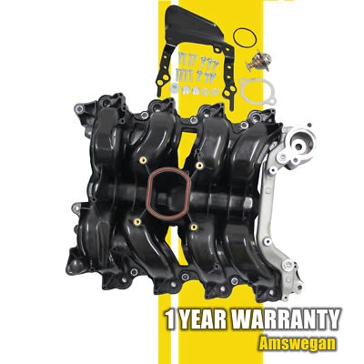 Fits Ford Lincoln Mercury 4.6L V8 Intake Manifold w/ Gaskets & Thermostat Kit - Image 1 of 3