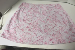 Falda corta Slender Shapes by Teezher forrada blanca y rosa para mujer XL NUEVA SIN ETIQUETAS - Imagen 1 de 4
