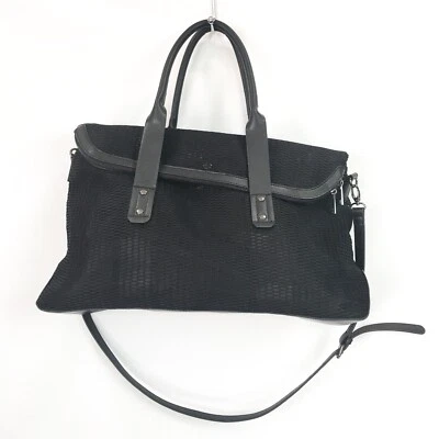 Fabletics Tote Duffle Bag The Grip Mesh Gym Workout Crossbody Strap Black - Image 1 of 4