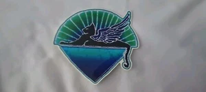 Pegatina de ventana de 5,5 pulgadas Grateful Dead Winged Cat Under The Stars - Imagen 1 de 4